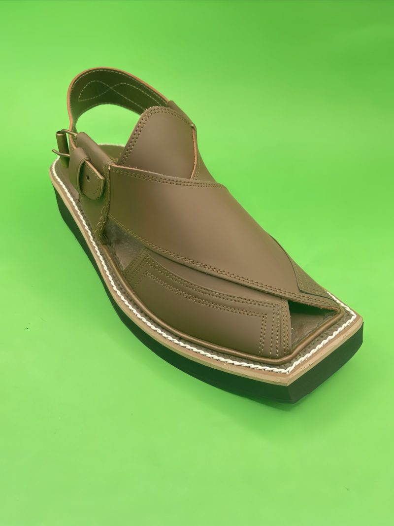 Mate Chocolate Brown Kaptaan Chappal - Image 2