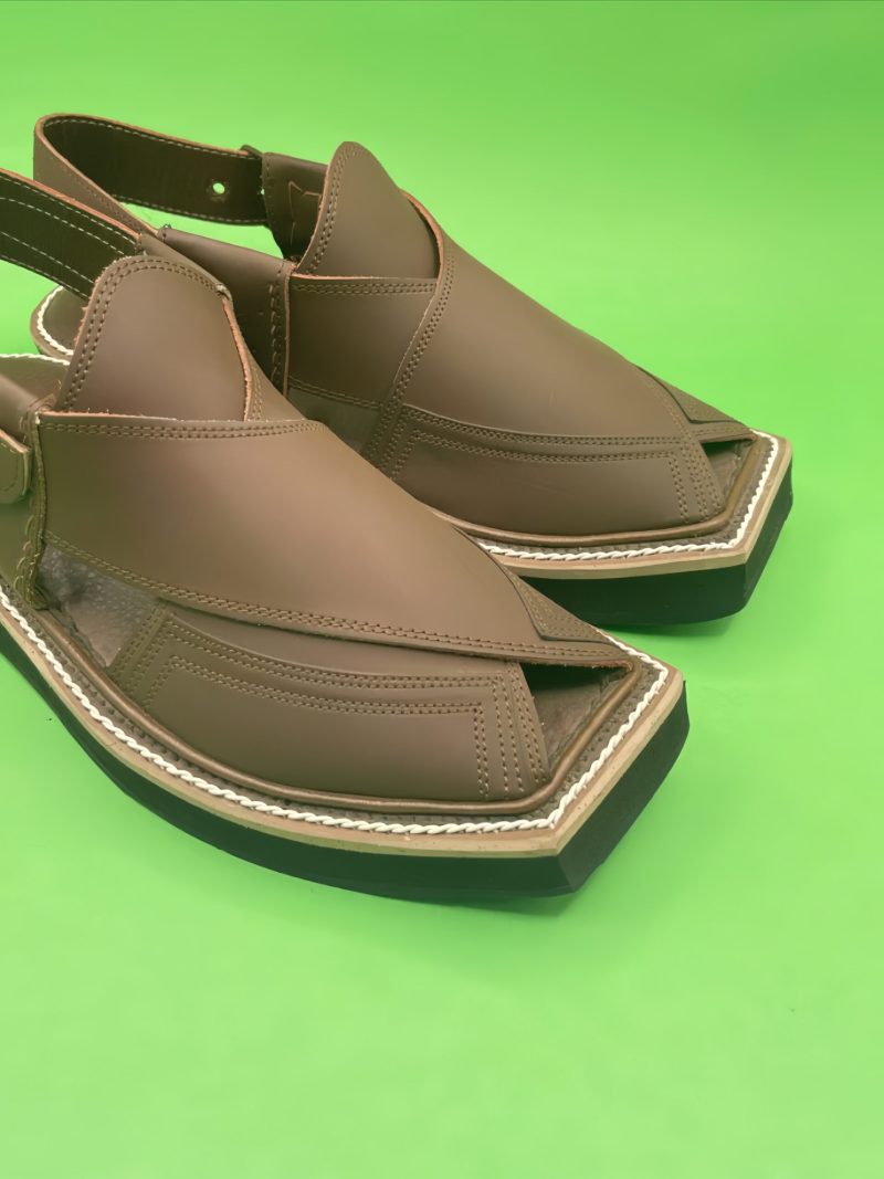 Mate Chocolate Brown Kaptaan Chappal - Image 4