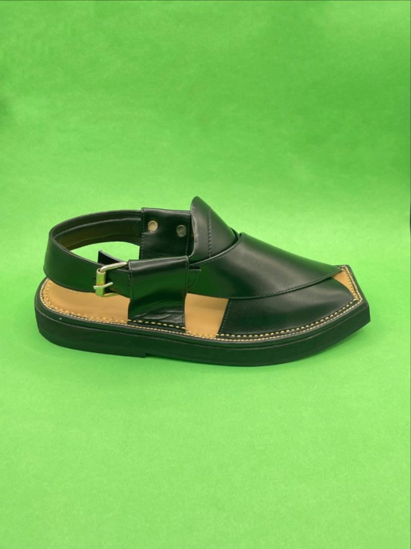 T-Black Kaptaan Chappal - Image 3