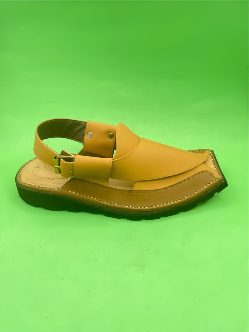 Peshawari Mate Brown Chappal - Image 3