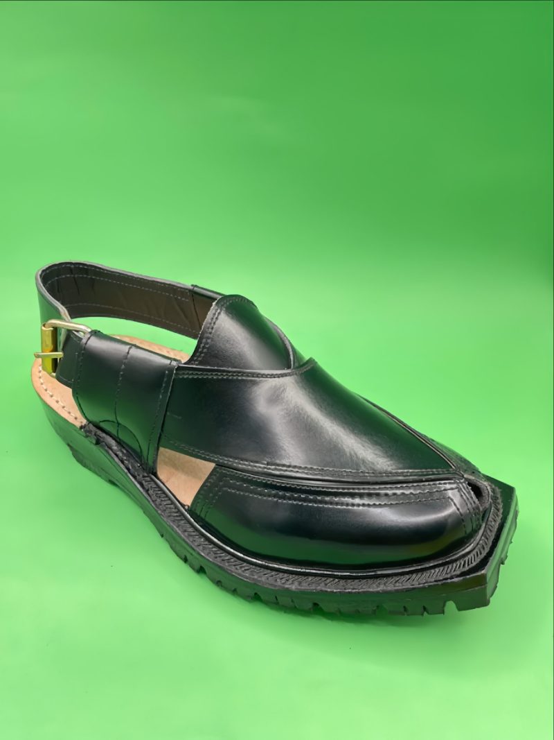 Black Nourozi Chappal - Image 2