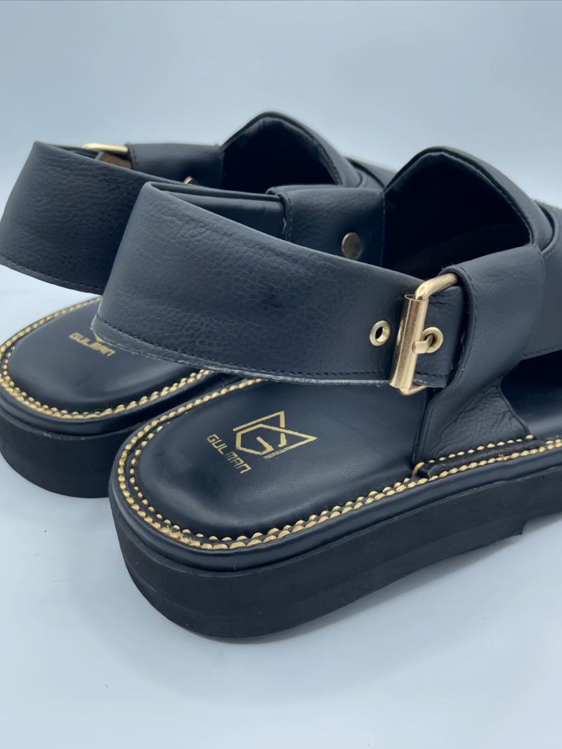 Black Kaptaan Chappal - Image 5