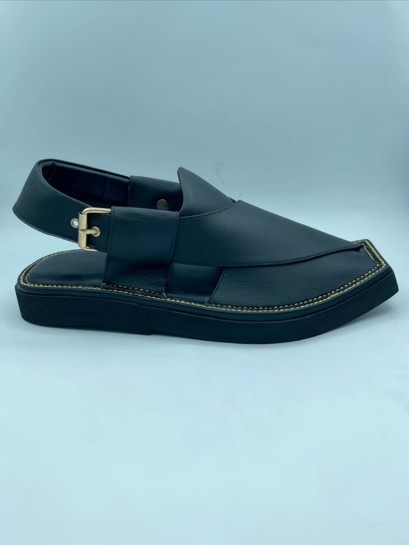 Black Kaptaan Chappal - Image 3