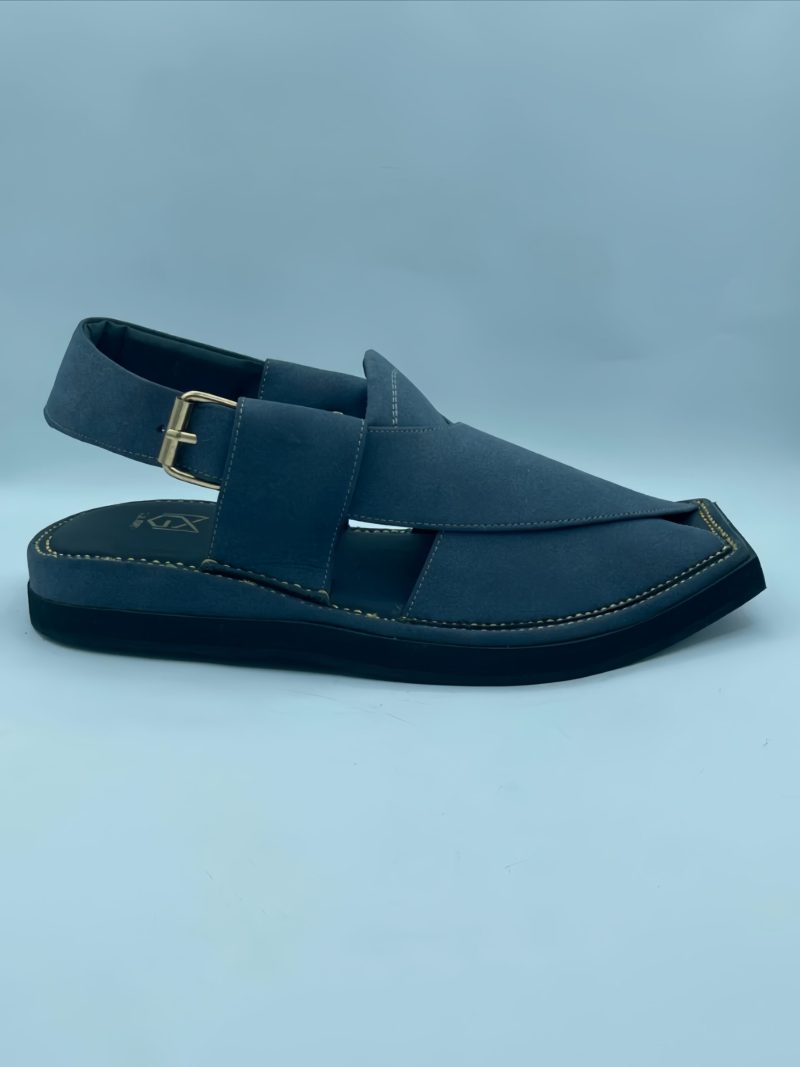 Suede Sabar Peshawari Kaptaan Chappal - Image 3