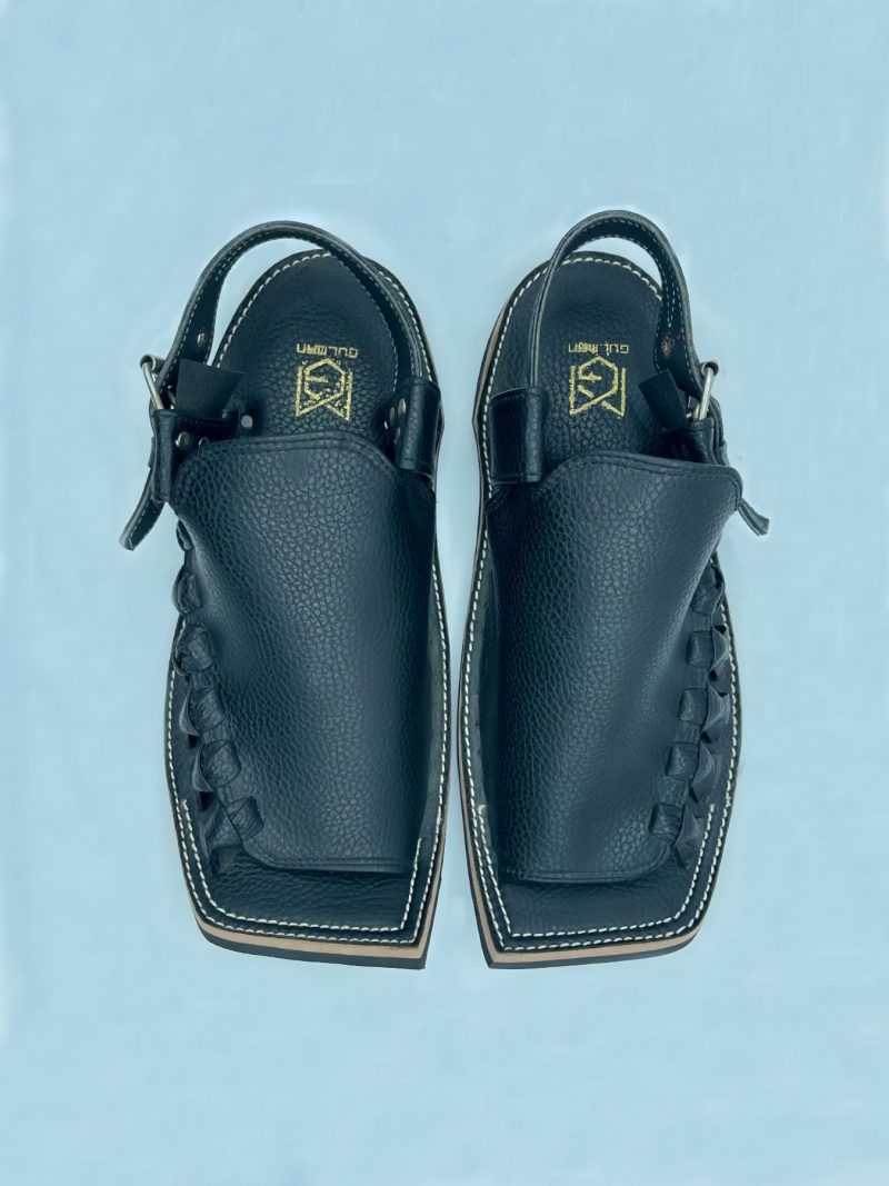 Black Peshawari Chappal