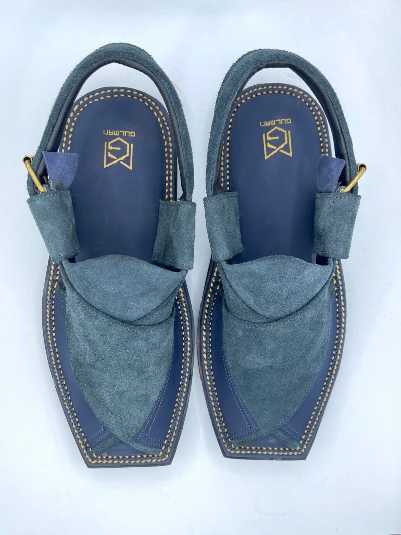 Navy Blue Sabar Kaptaan Chappal