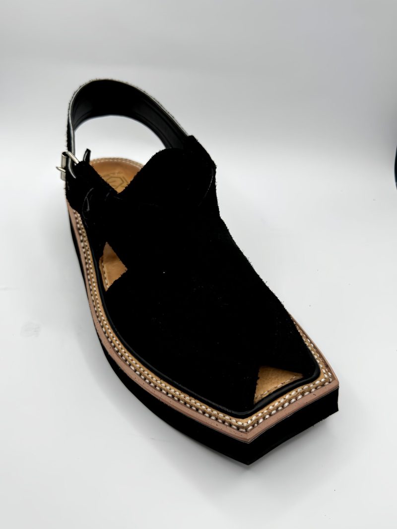 Black Sabar Kaptaan Chappal - Image 2