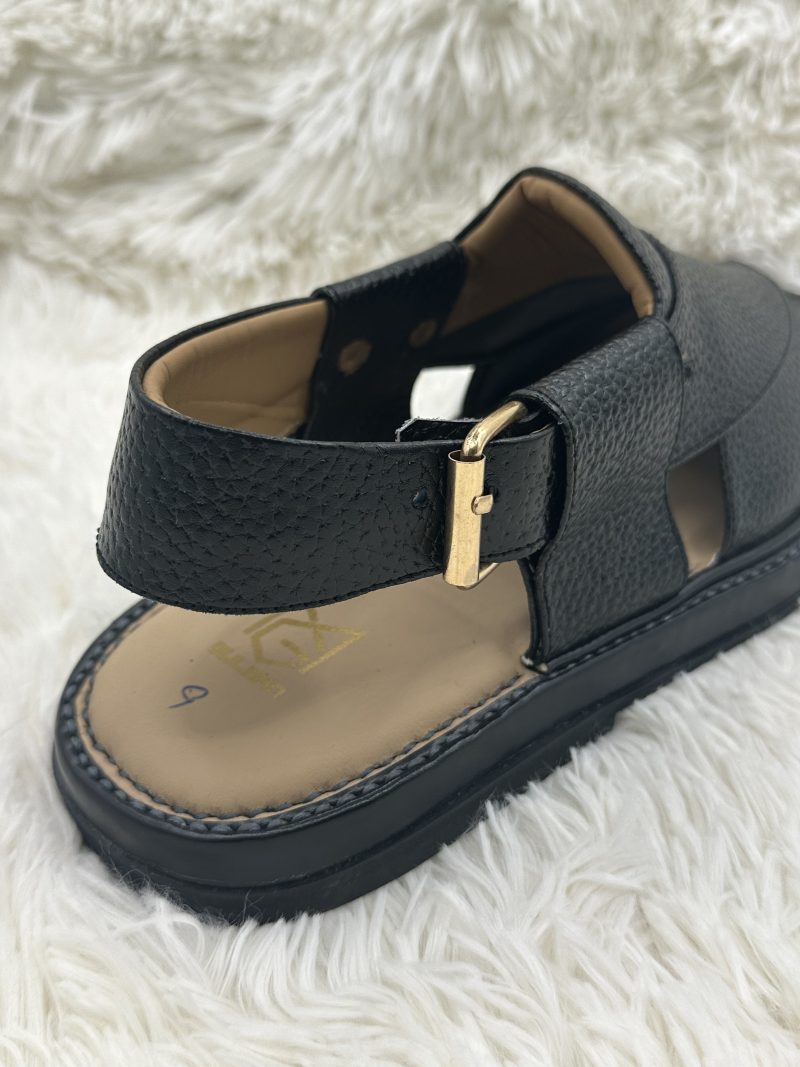 Smart Zalmi Chappal (Black Dotted) - Image 8