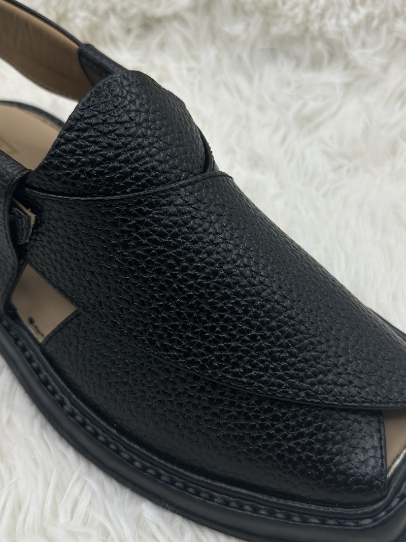 Smart Zalmi Chappal (Black Dotted) - Image 7