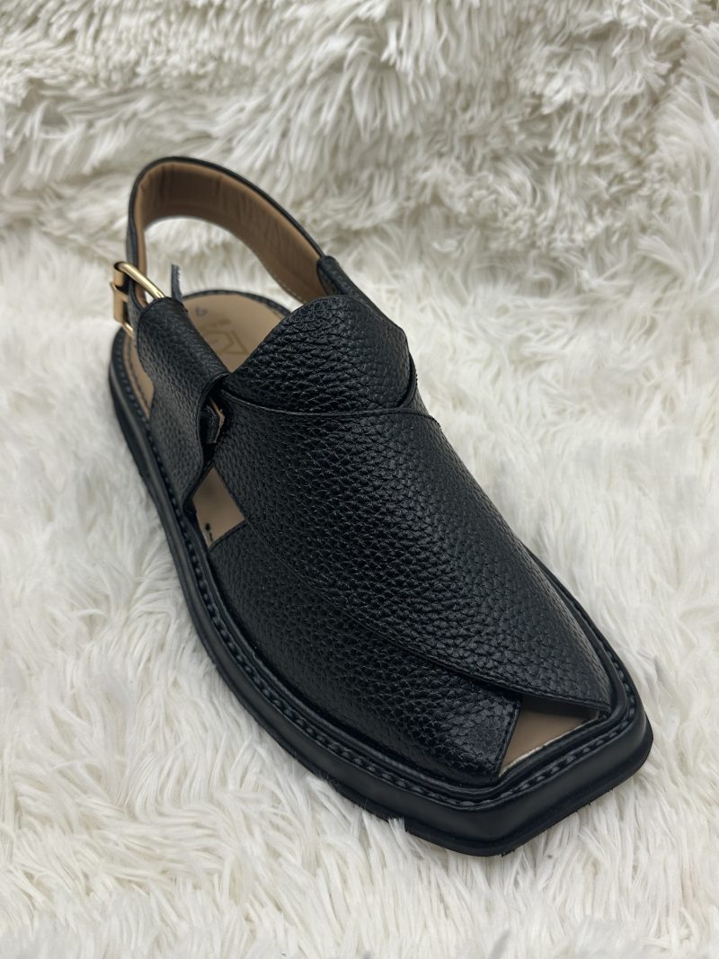 Smart Zalmi Chappal (Black Dotted) - Image 4